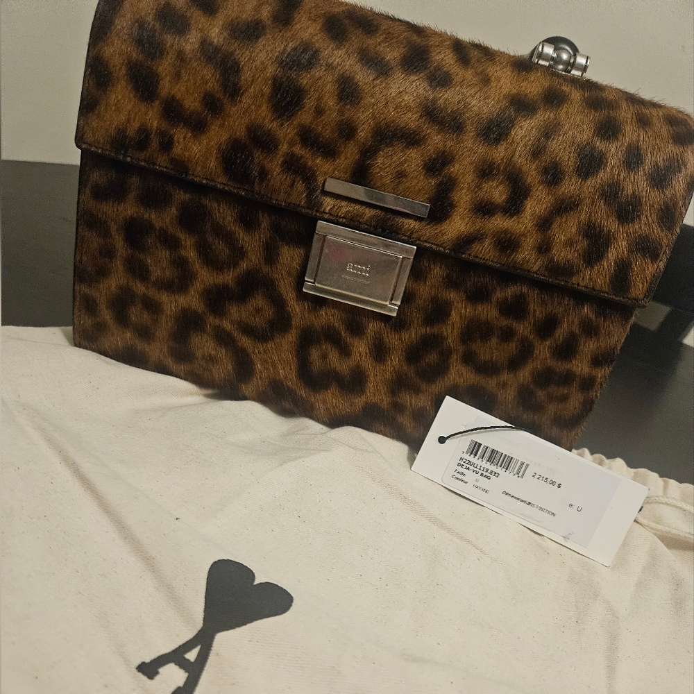 Aim Chic Leopard Print Bag